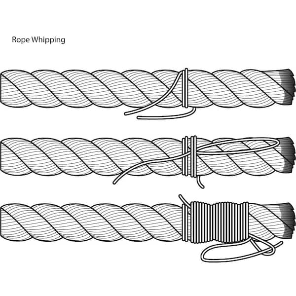 Twisted Manila Hemp Rope (1/4 Inch x 50 Feet) - Thick Heavy-Duty Rope