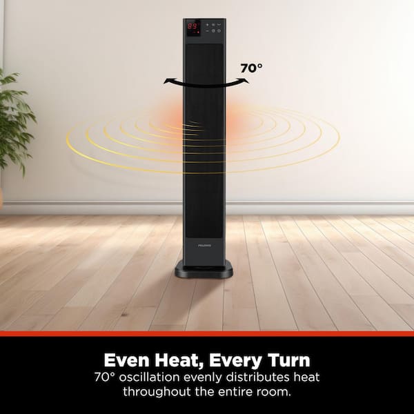 30 in. 1500-Watt Digital Tower Ceramic Heater
