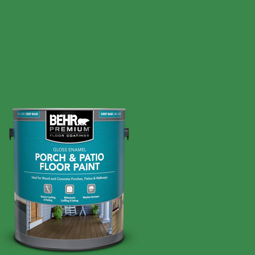 1 gal. #P400-7 Paradise of Greenery Gloss Enamel Interior/Exterior Porch and Patio Floor Paint price history on PriceWatchPro