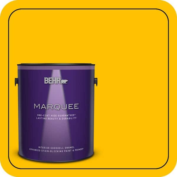 BEHR MARQUEE 1 gal. #360B-7 Center Stage Eggshell Enamel Interior Paint & Primer
