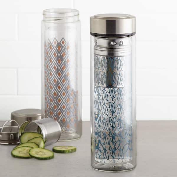 Clean Hydration Company Infuser Square Water Bottle from Abode NY– Abode  New York