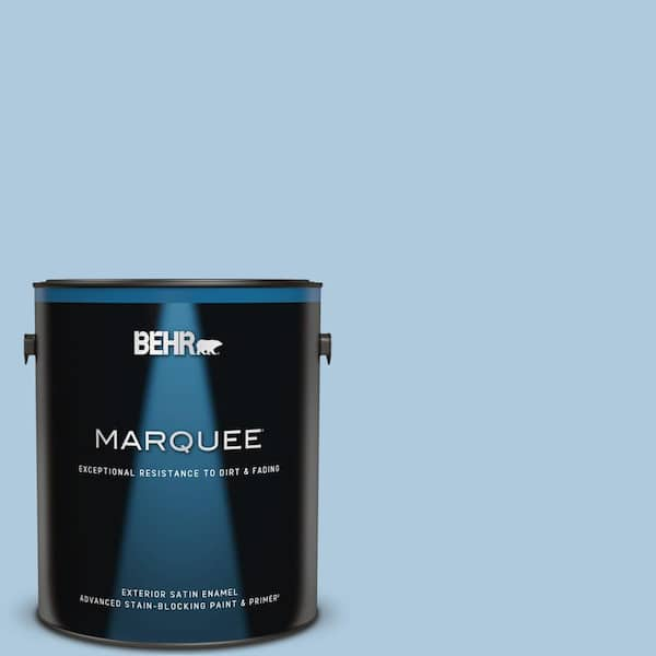 BEHR MARQUEE 1 gal. #M510-2 Life at Sea Satin Enamel Exterior Paint & Primer