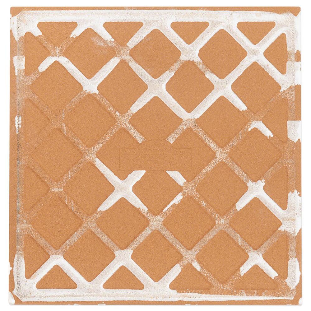 Angela Harris White 8" x 8" Ceramic Wall Tile