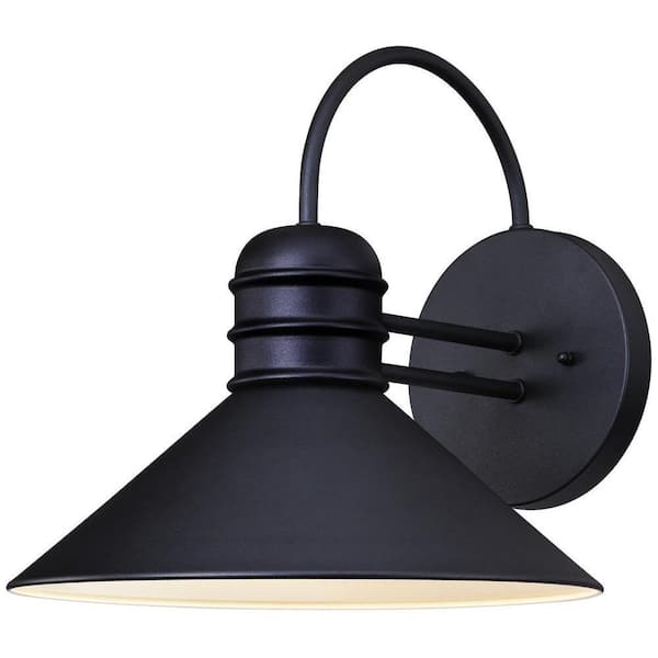Westinghouse Watt Creek Textured Black Outdoor Wall Barn Light Sconce Lantern