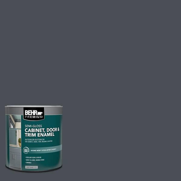 BEHR PREMIUM 1 qt. #PPU15-20 Poppy Seed Semi-Gloss Enamel Interior