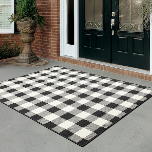 Buffalo Plaid Rug Buffalo Plaid Area Rug Front Door Mat Outdoor