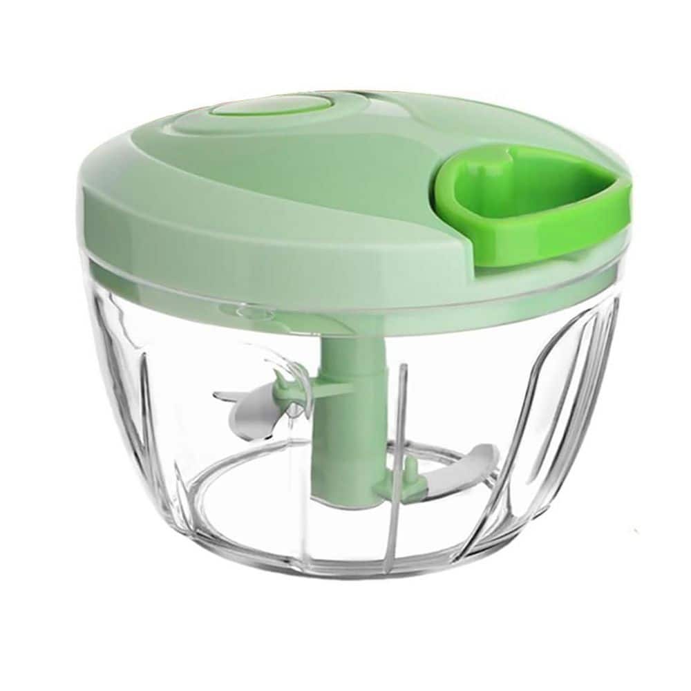 Manual Food Chopper with Container, Vegetable Cutter for Salad, Garlic, Nut