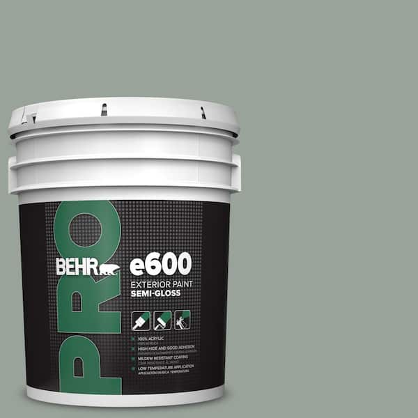 BEHR PRO 5 gal. #N410-4 Natures Gift Semi-Gloss Acrylic Exterior Paint