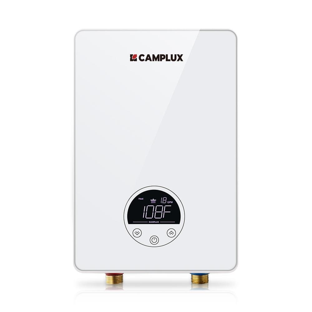 Camplux 1.8 GPM White Electric Tankless Water Heater