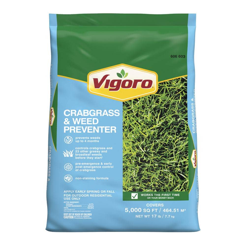Vigoro Crabgrass & Weed Preventer, 17 lbs., 5,000 sq. ft -  22524-1