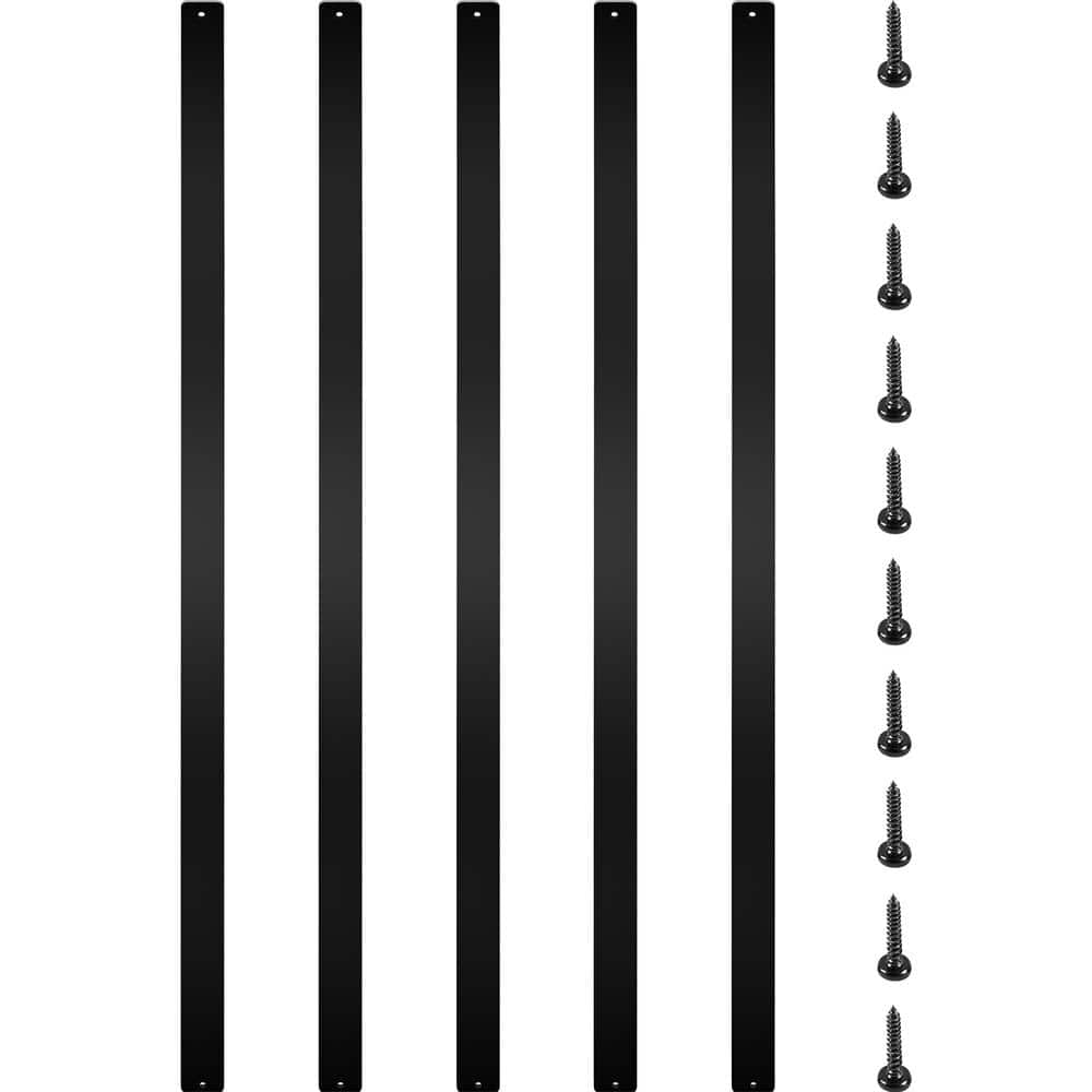76-Pack 29.5 in. x 1 in. Metal Deck Balusters, Aluminum Alloy Staircase Spindles with Screws, Outdoor Deck Railing price history on PriceWatchPro