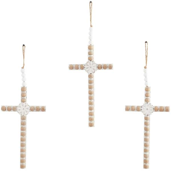 White Marble Cross Beads – Hello Beautiful Boutique