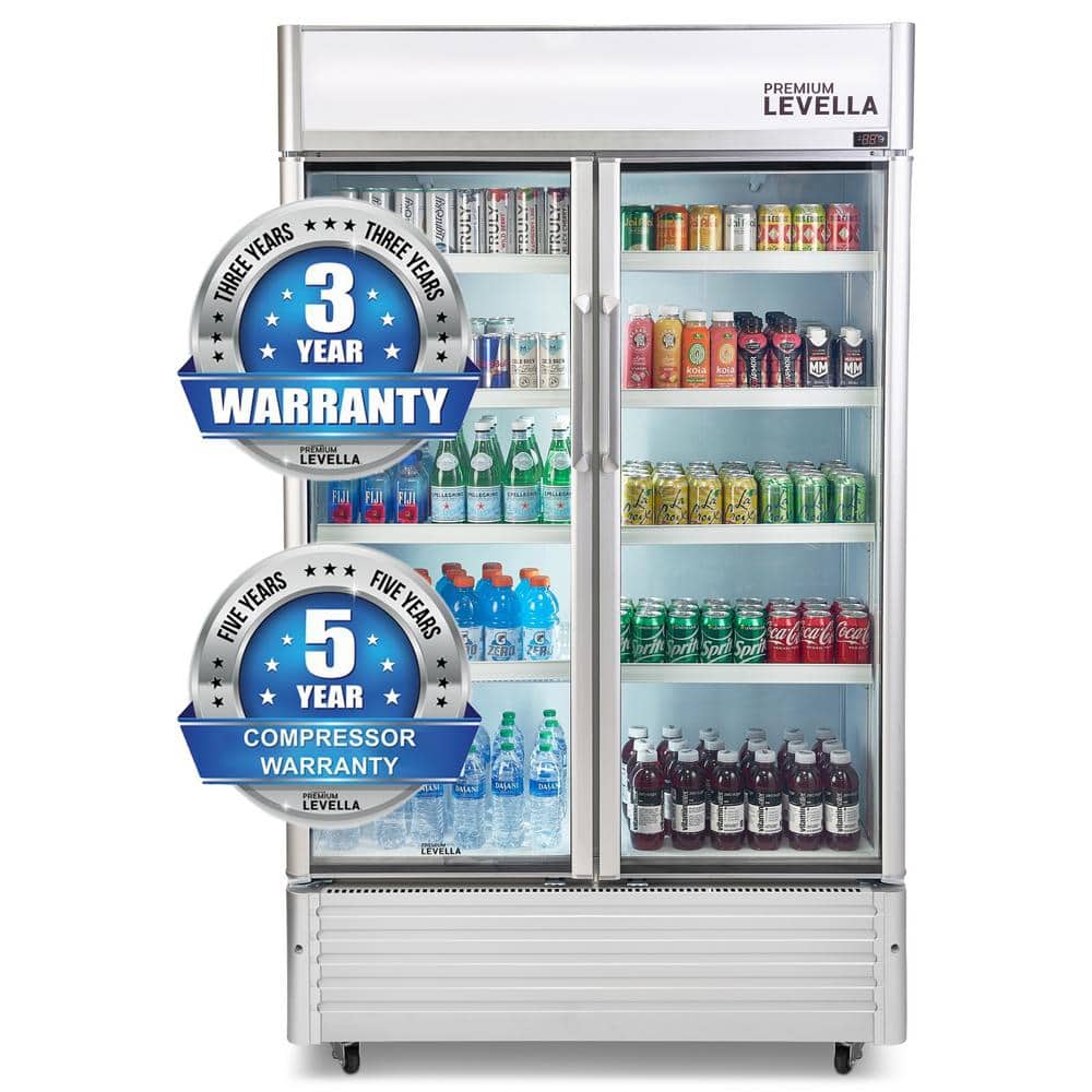 Premium Levella 21 Cubic Feet Merchandising Refrigerator - 39.37''