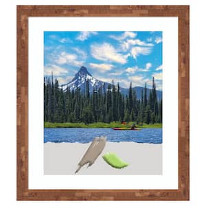 Fresco Light Pecan Wood Picture Frame Opening Size 20 x 24 in. (Matted To 16 x 20 in.)