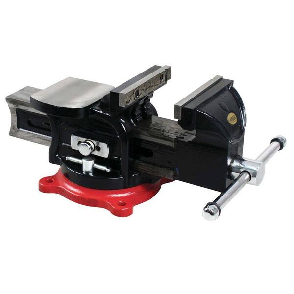 OLYMPIA 5 in. Multi-Purpose Bench Vise with Lever Release