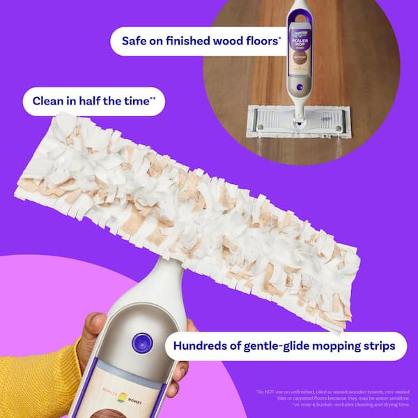 Swiffer Power Mop Wood Mopping Pad Refills (8-Count) 003077208191