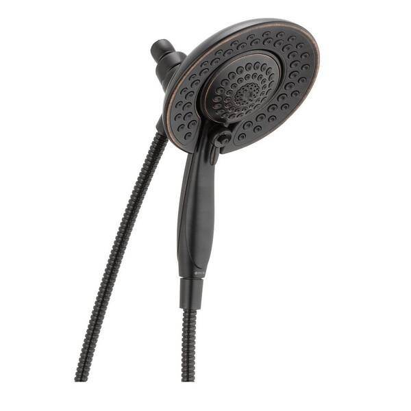 Delta In2ition Two-in-One 5-Spray Hand Shower and Shower Head Combo Kit in Venetian Bronze