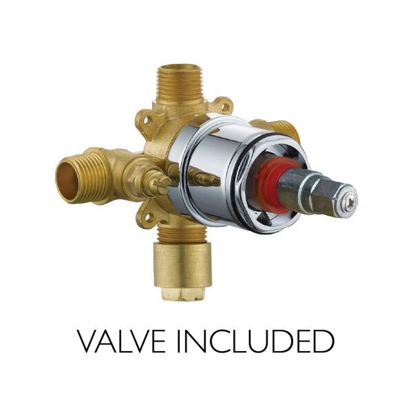 Eastport Single-Handle 1-Spray Tub and Shower Faucet in Satin Nickel (Valve Included) Eastport Single-Handle 1-Spray Tub and Shower Faucet in Satin Nickel (Valve Included)