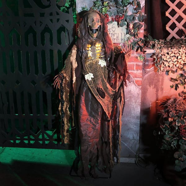 Haunted Hill Farm 5.2 ft. LED Standing Sonic Reaper Halloween