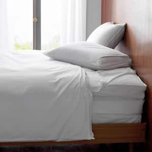 Legends Hotel White Organic Cotton Sateen Pillow Protector