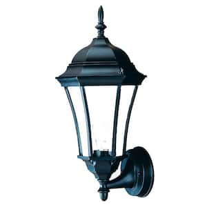 Brynmawr Collection 1-Light Matte Black Outdoor Wall Lantern Sconce