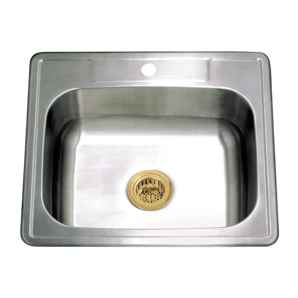 Studio 21 in. Drop-in Single Stainless SteelKitchen Sink with price history on PriceWatchPro