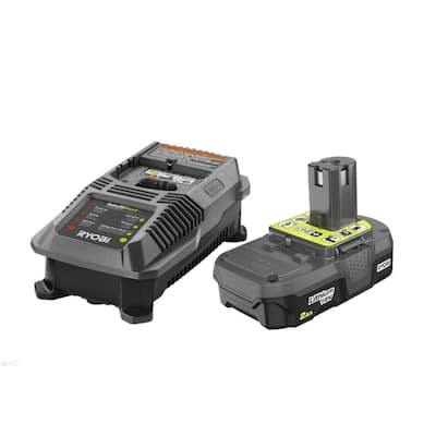 ONE+ 18V Lithium-Ion 2.0 Ah Battery and Dual Chemistry IntelliPort Charger Kit