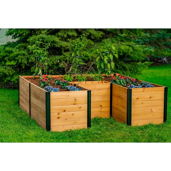 Vita Keyhole 6' x 6' Composting Garden Bed