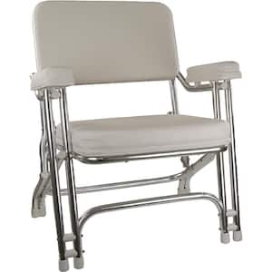Deck Folding Chair - White
