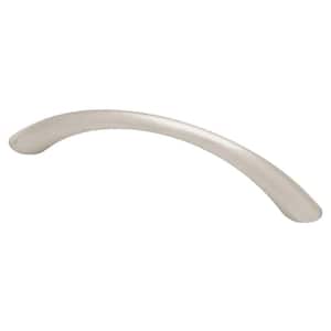 Tapered Bow 3-3/4 in. (96 mm) Satin Nickel Cabinet Drawer Pull