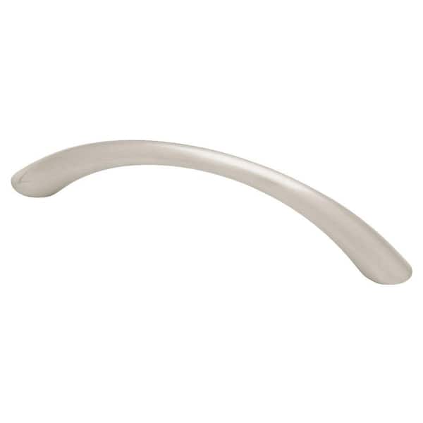 Liberty Tapered Bow 3-3/4 in. (96 mm) Satin Nickel Cabinet Drawer Pull