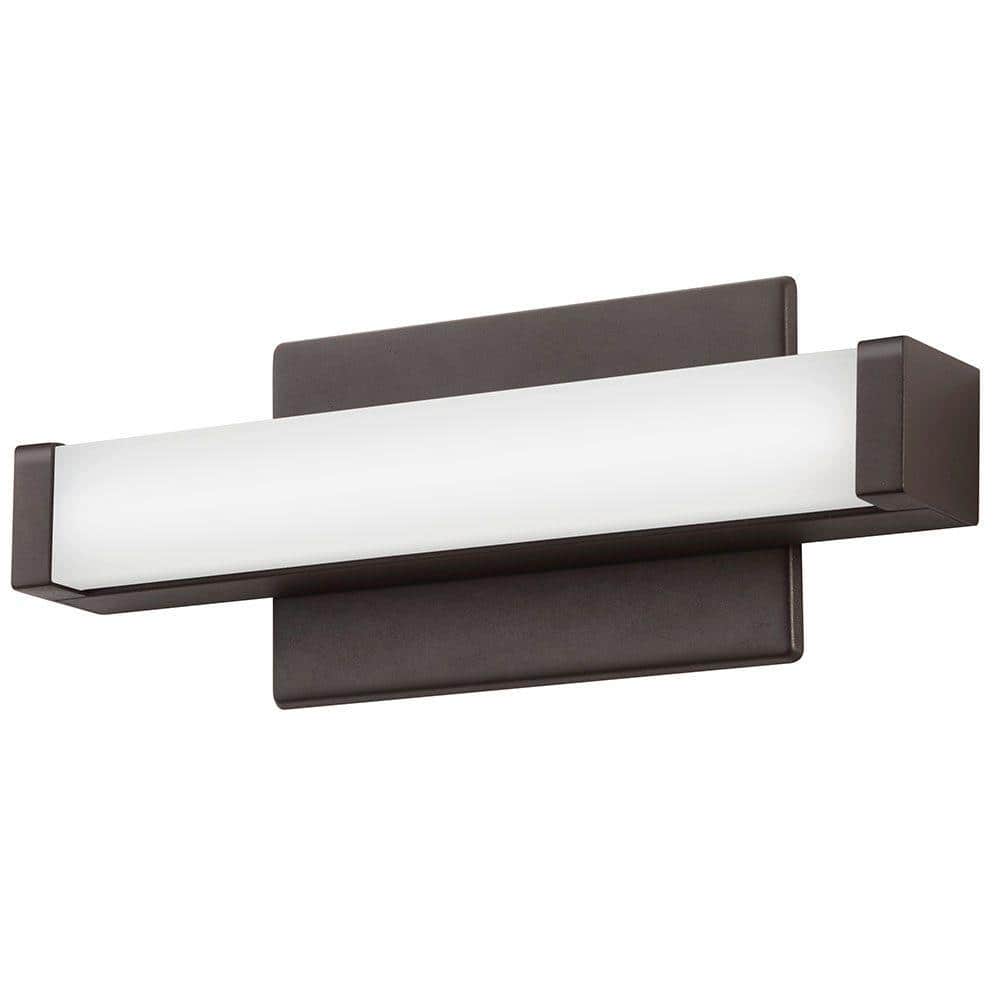 Bronze 12" Square LED Vanity Light with Energy Star Certification