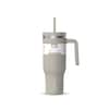 HYDRAPEAK Voyager 40 oz. Stone Stainless Steel Tumbler with Handle and Straw