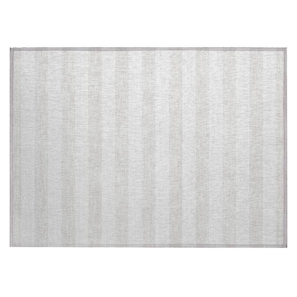 Ivory 2 ft. x 3 ft. Woven Striped Polyester Rectangle Indoor/Outdoor Area Rug price history on PriceWatchPro