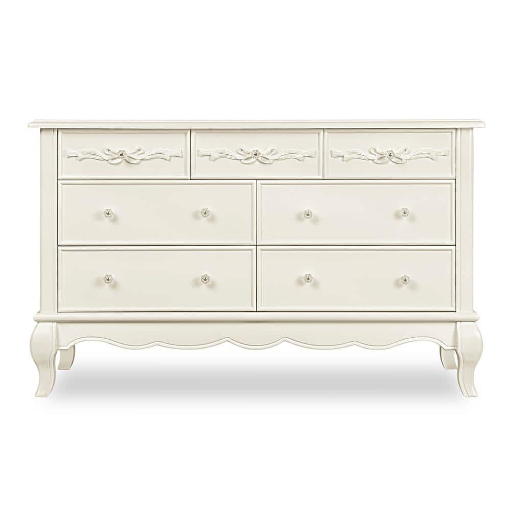 Reviews for Evolur Aurora Ivory Lace Double Dresser (7-Drawer