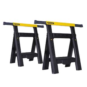 32 in. 2-Way Adjustable Folding Sawhorse (2 Pack)