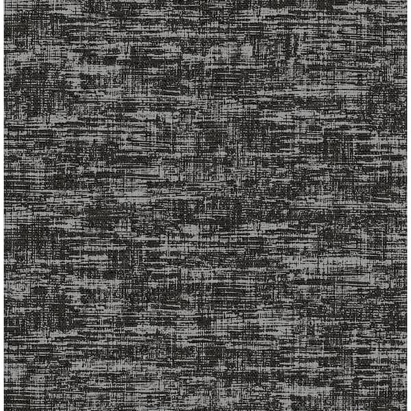 STACY GARCIA HOME 30.75 sq. ft. Ash Grey Interference Vinyl Peel and ...