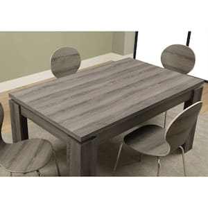 Danielle White Gold Marble 35.5 in 4 Legs Dining Table (Seats 6)