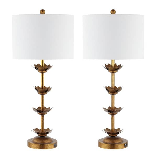 Lani 32 in. Antique Gold Table Lamp