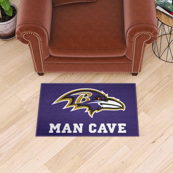 NFL Baltimore Ravens Purple Man Cave 2 ft. x 3 ft. Area Rug