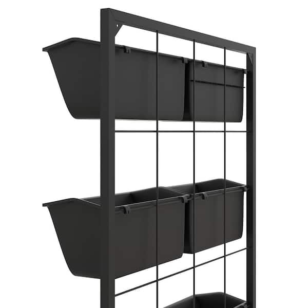 3-Tier Plastic Wall Planter with 6-Pots