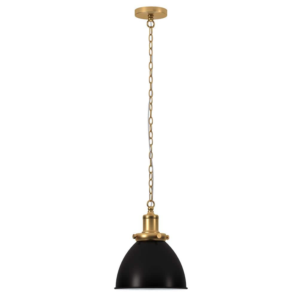 Meyer&Cross Elodie 60-Watt 1-Light Blackened Bronze Pendant Light