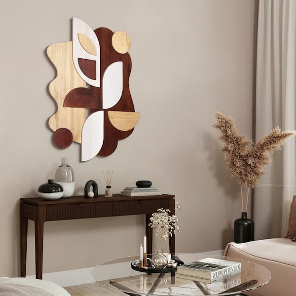 Rustic Wood wall Art, wood wall sculpture, abstract wood art – Art Glamour
