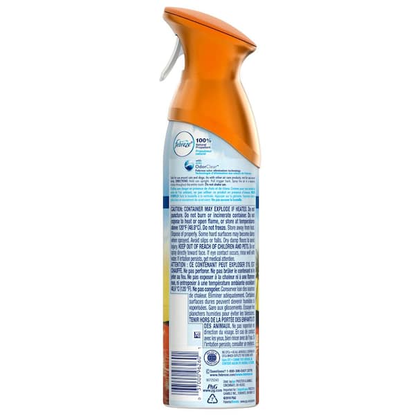  Febreze Light Odor-Eliminating Air Freshener, Sea Spray, 8.8 fl  oz (Pack of 1) : Everything Else