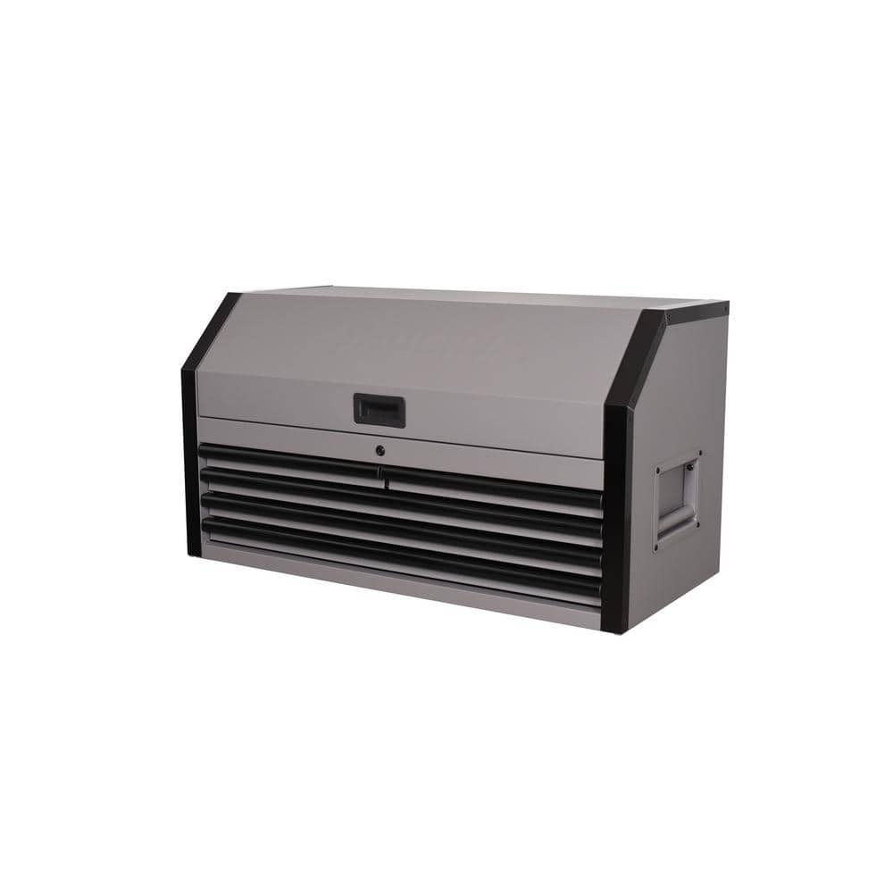 Heavy Duty 42 in. W x 20 in. D 5-Drawer Matte Gray Top Tool Chest