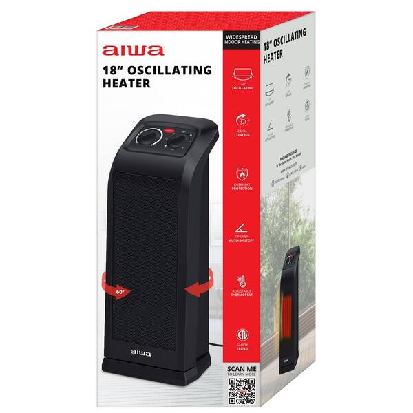 AIWA 19.48 in. 1500-Watt Ceramic Electric Space Indoor Tower