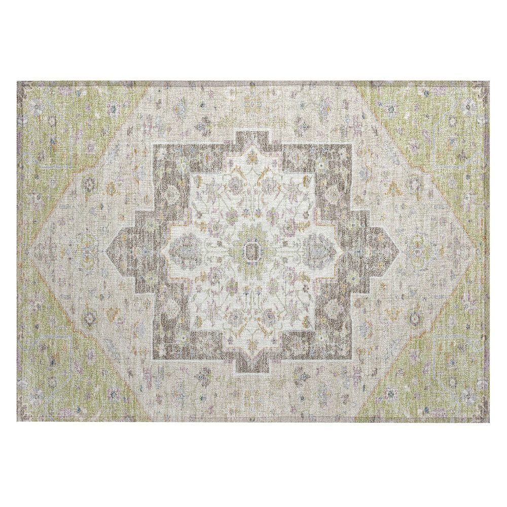 Chantille Machine Washable Indoor/Outdoor Abstract ACN2533 Aloe 2 ft. x 3 ft. Accent Rug price history on PriceWatchPro