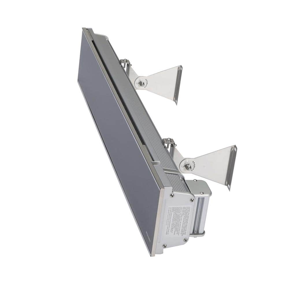 Black 40-Inch Infrared Patio Heater with Ceramic Glass