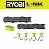 RYOBI LINK 7-Piece Wall Storage Kit, Heavy Duty Wall Hooks STM503K