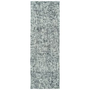 Lucero Charcoal 2 ft. 6 in. x 8 ft. Runner Rug